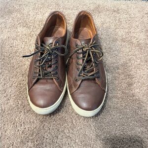 Frye Brown Leather Men's Sneakers